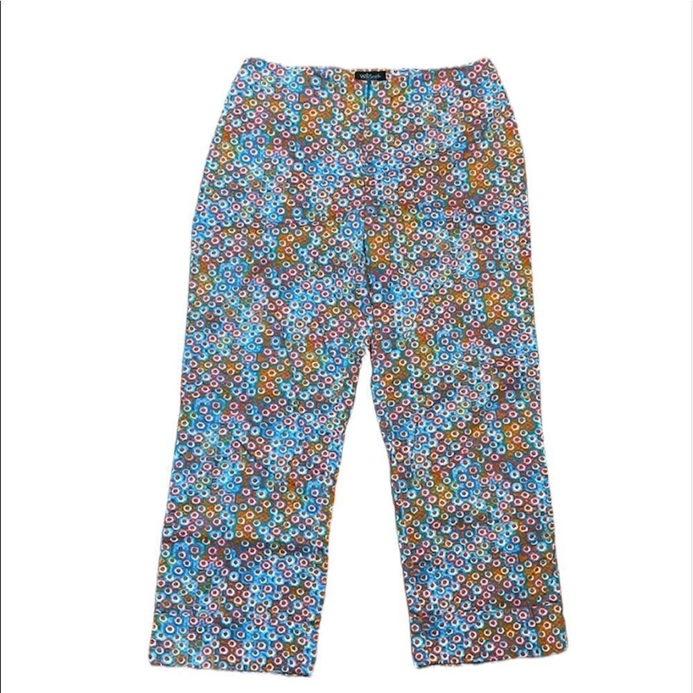 Willi Smith Multi colored Circles Dots, Stretch Pants